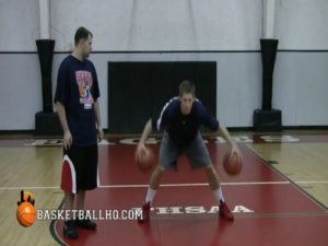 ウィンドミル・クロスオーバー・ツーボールドリブルドリル